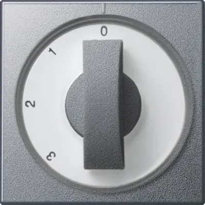 Gira cpl draaiknop 0/1/2/3 s55 alum (066926)