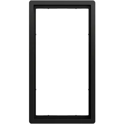 Gira afdekraam 2-voudig zonder middenstijl F100 zwart mat (1002174)