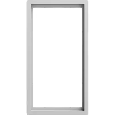 Gira afdekraam 2-voudig zonder middenstijl F100 grijs mat (1002176)