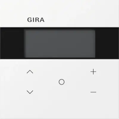 Gira binnenklimaatsensor HVAC Standaard voor KNX Systeem 70 wit glans (200670)