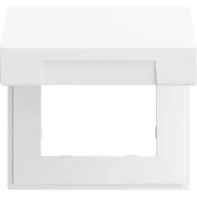 Gira opvulring 45x45mm klapdeksel Systeem 70 wit mat (265872)