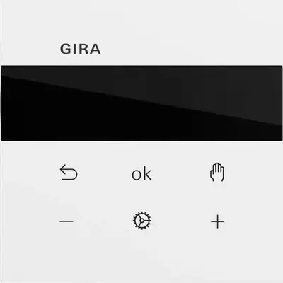 Gira Systeem 3000 thermostaatknop Bluetooth Systeem 70 wit mat (539472)