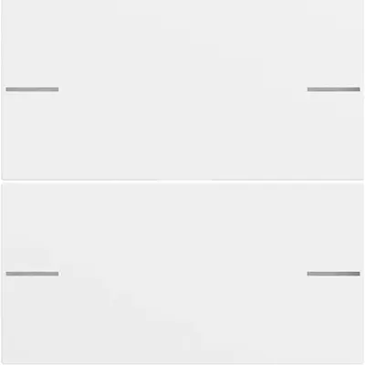 Gira wippenset 2-voudig voor tastsensor 4.70 wit mat (575272)