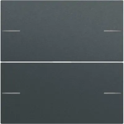 Gira wippenset 2-voudig voor tastsensor 4.70 antraciet mat (575273)