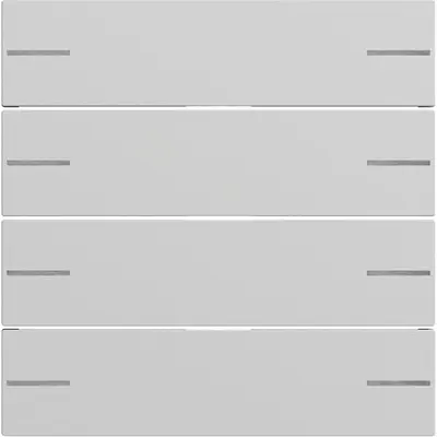 Gira wippenset 4-voudig voor tastsensor 4.70 grijs mat (575476)