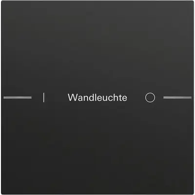 Gira wippenset 1-voudig individueel voor tastsensor 4.70 zwart mat (576174)