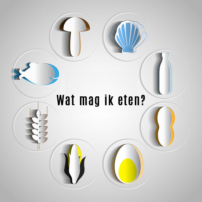Wat mag ik eten Allergie IgE klein Bloedwaardentest B.V