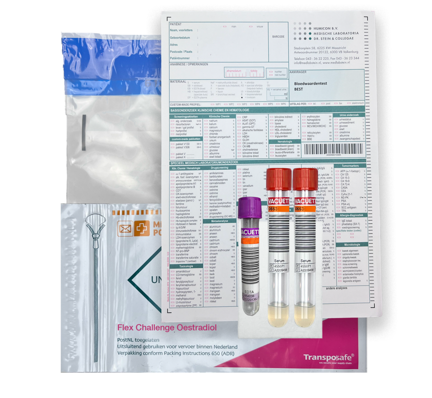 Flex Challenge bloedtest met Oestradiol