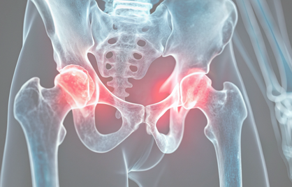 Ik had geluk dat ik mijn heup brak