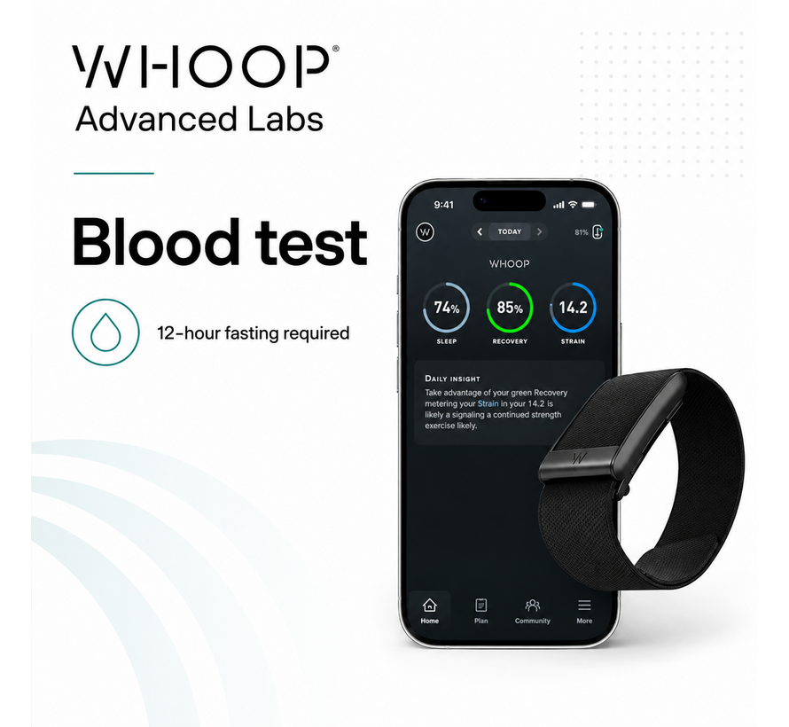 Whoop BloodSync (12 uur nuchter)