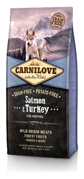 Carnilove Salmon & turkey puppy 12 kg