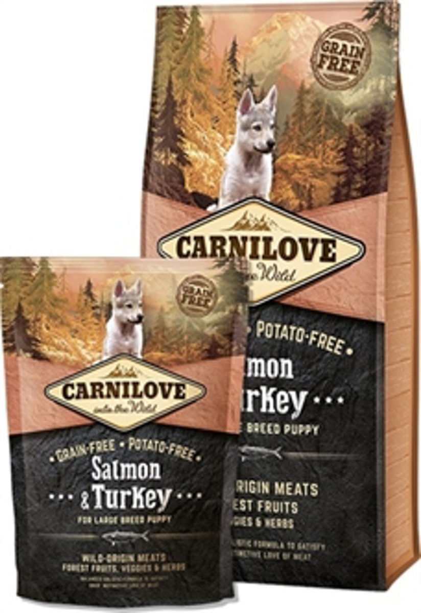 Carnilove Dog Salmon & Turkey for LB Adult 12kg | Chovatelské potřeby Brno