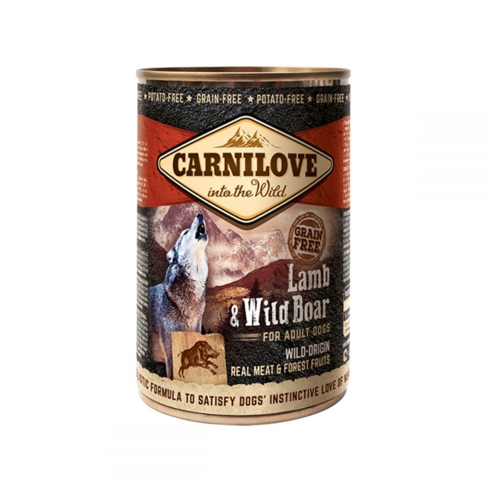 Carnilove blikvoeding Lam & Wild Zwijn 400 gr