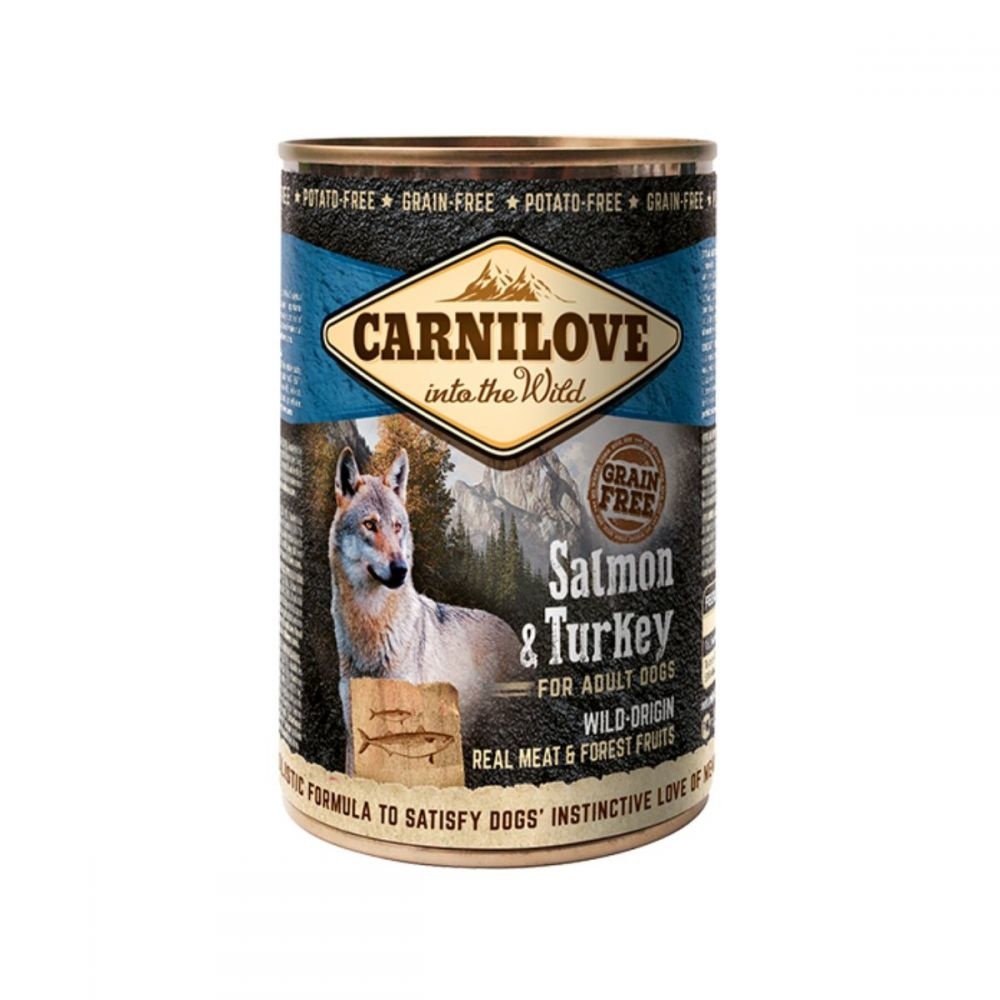 Carnilove blikvoeding Zalm & Kalkoen 400 gr