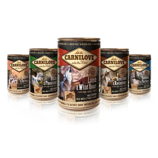 Carnilove blikvoeding Zalm & Kalkoen 6 x 400g