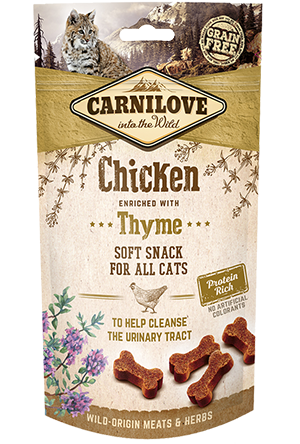 Auto tapijt organiseren Carnilove kattensnacks | Carnilove Soft Snack Chicken with Thyme -  VoerOnline