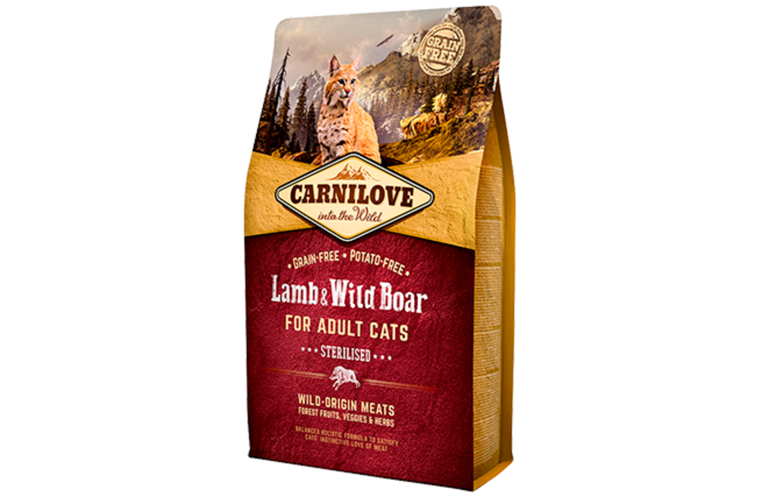 Carnilove Lamb & Wild boar Sterilised 2 kg