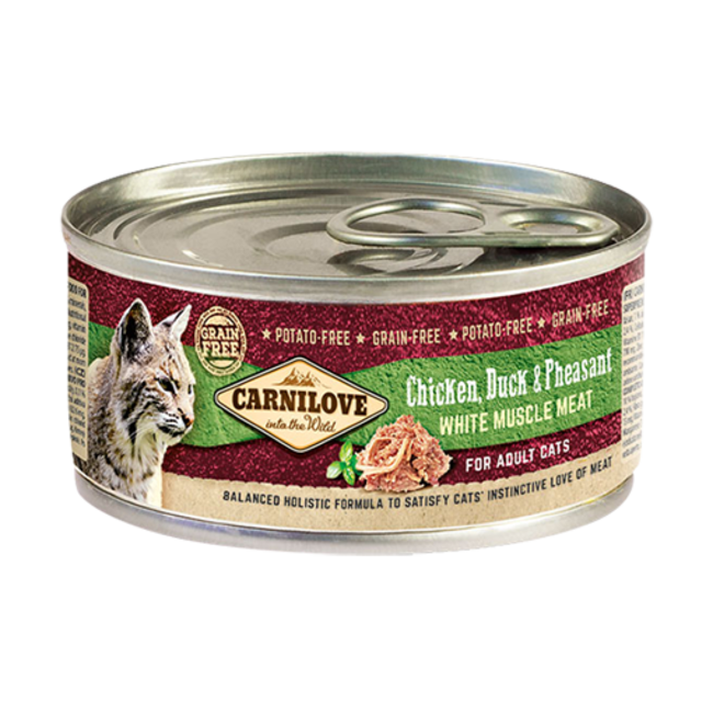 Carnilove Blikvoeding Chicken, Duck Pheasant 100 gram