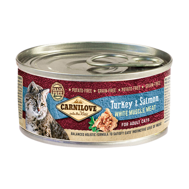 Carnilove blikvoer Turkey & Salmon 100 gram