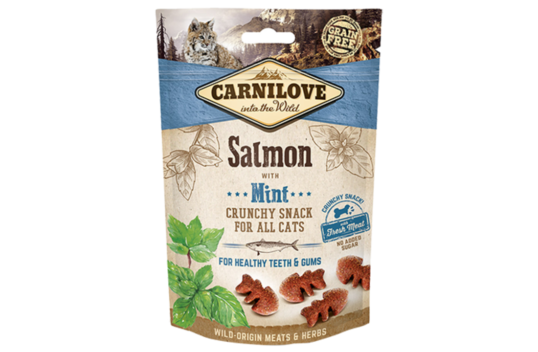 Carnilove kattensnacks crunchy - Zalm met munt