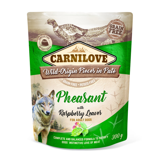 Carnilove Paté Pheasant with Raspberry Leaves 300g
