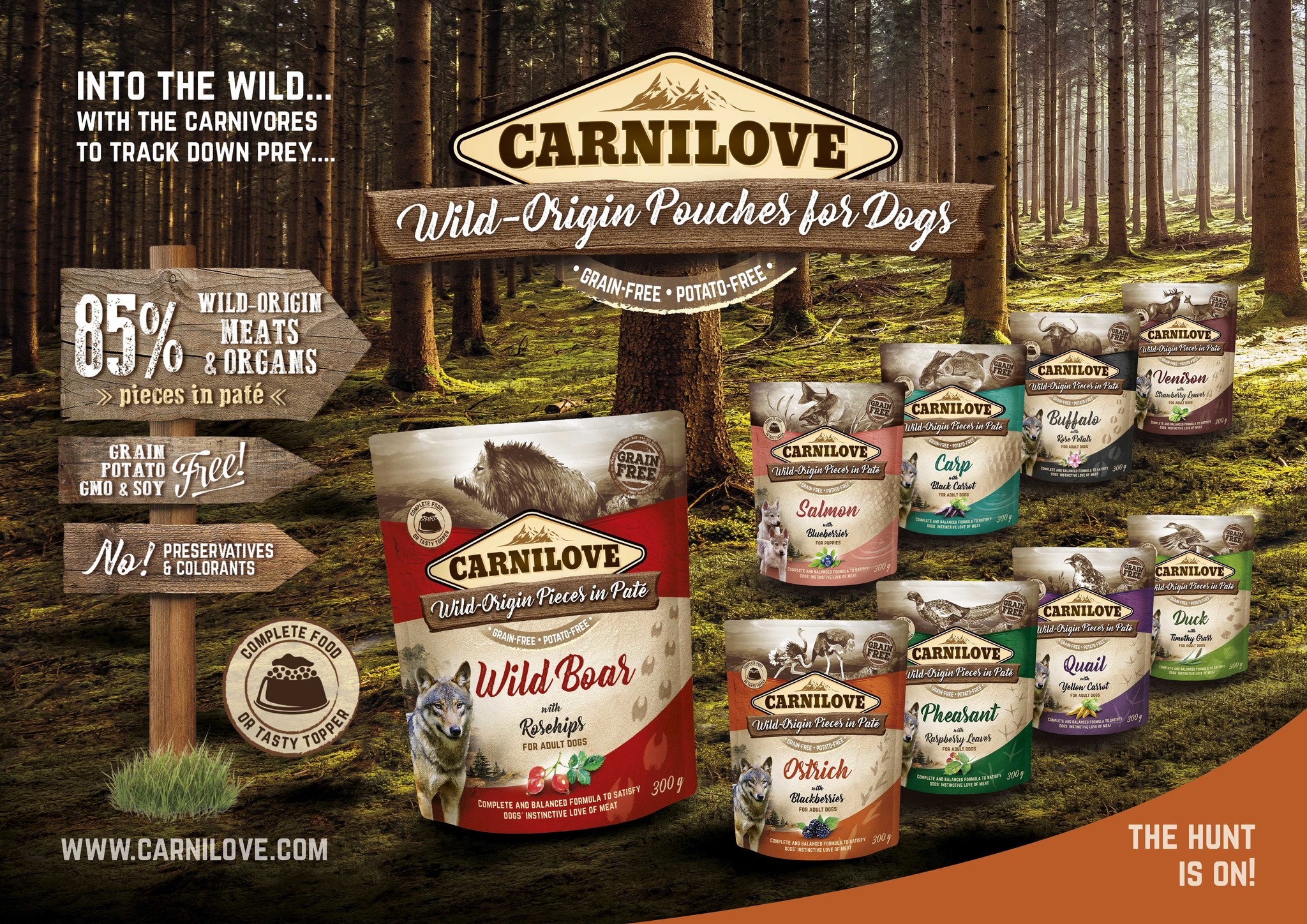 Carnilove Paté Pheasant with Raspberry Leaves 300g