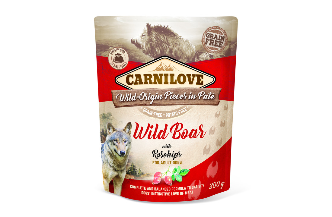 Carnilove Paté Wild Boar with Rosehips 300g