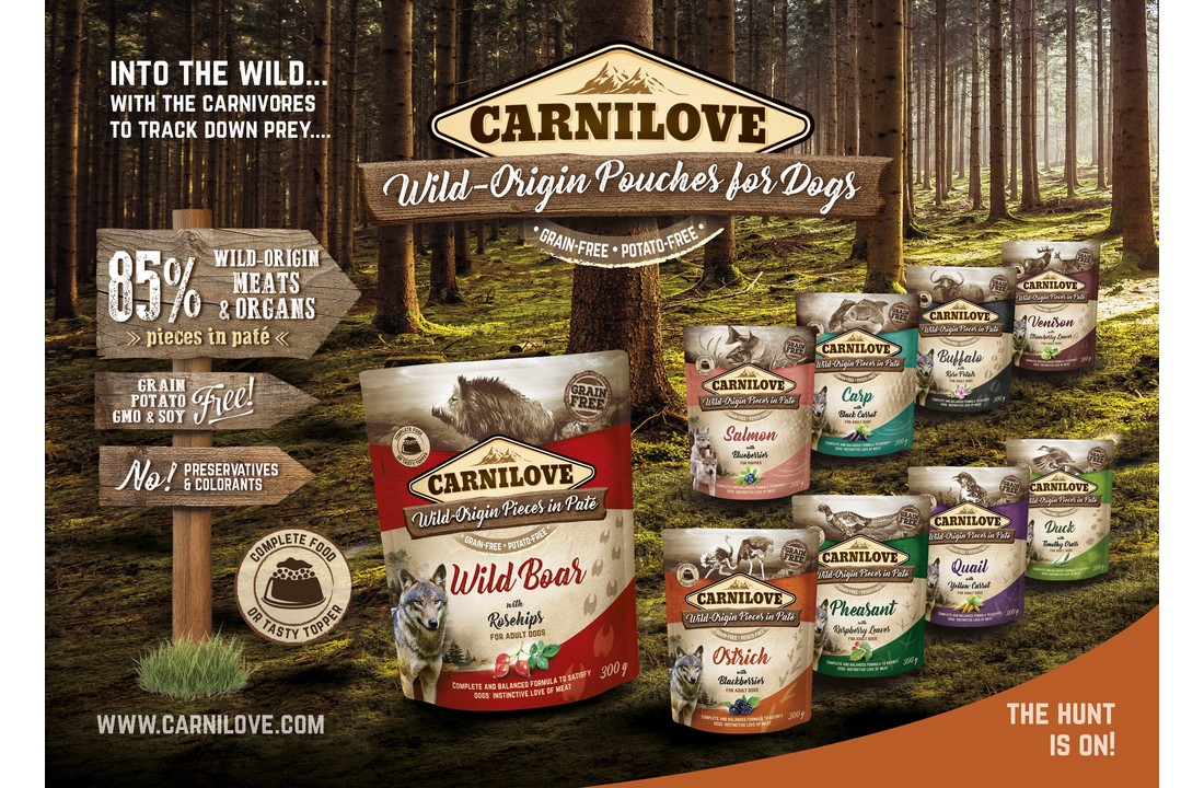 Carnilove Paté Buffalo with Rose Petals 300g