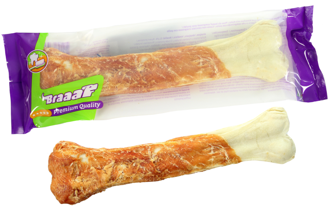 Braaaf Geperst Been Kip 25 cm
