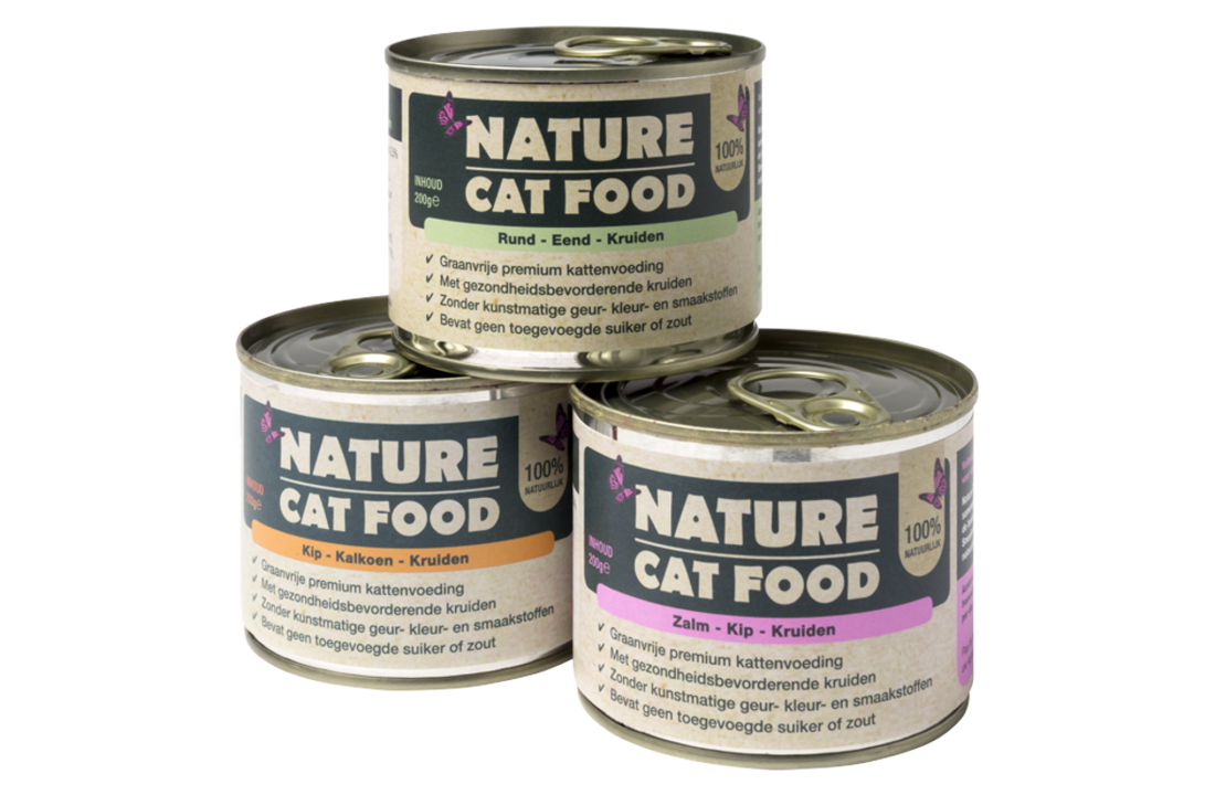 Nature Cat Food Natvoer Zalm, Kip & Kruiden
