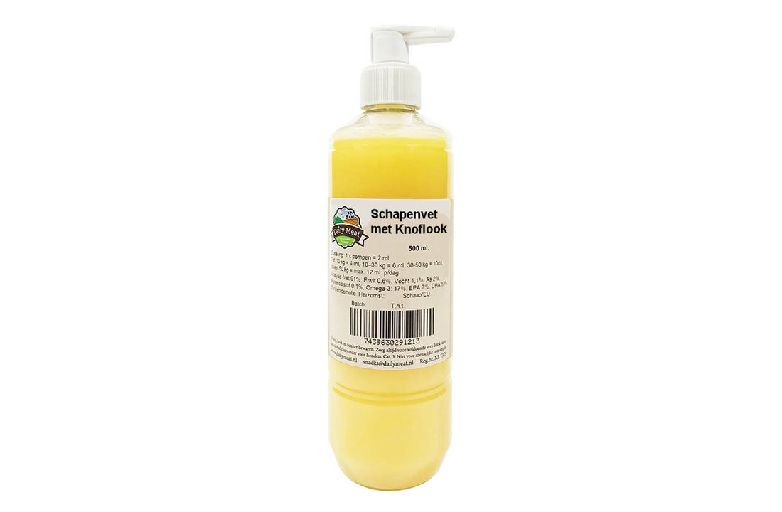 DailyMeat Schapenvet Knoflook 500ml