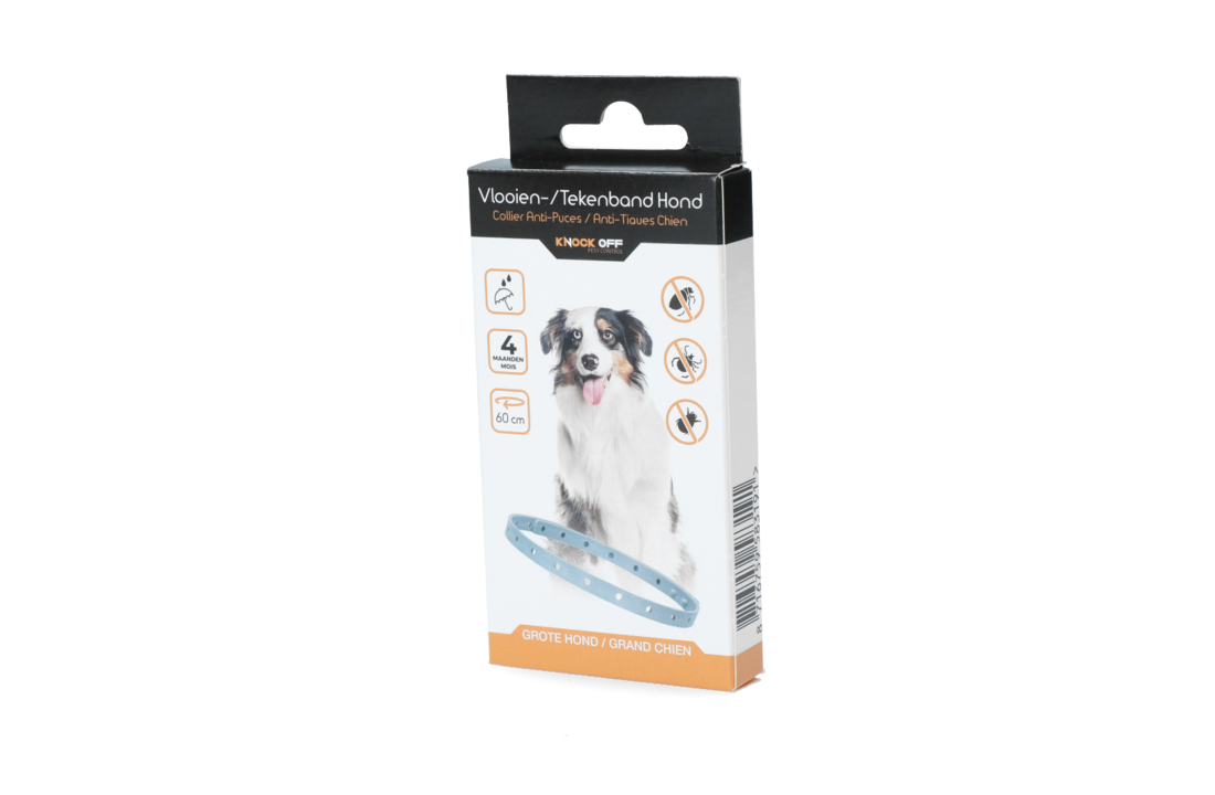 Knock Off vlooien/teken band 60 cm Hond