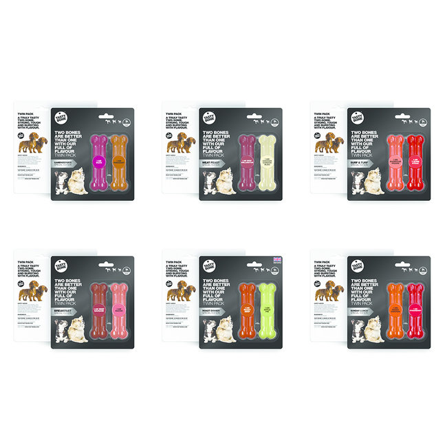 Tasty Bone Twinpack Toy
