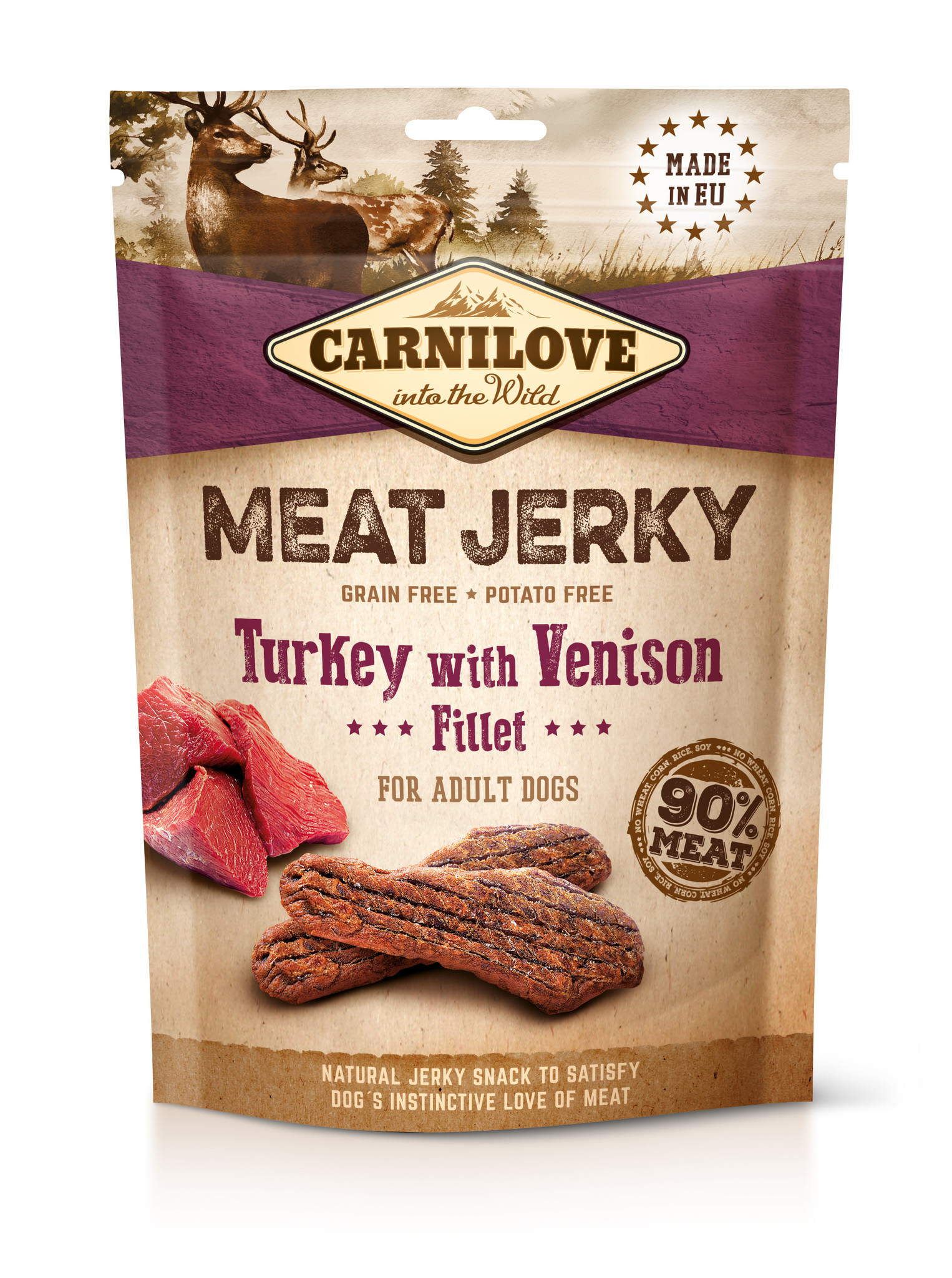 Carnilove Meat Jerky Turkey with Venison