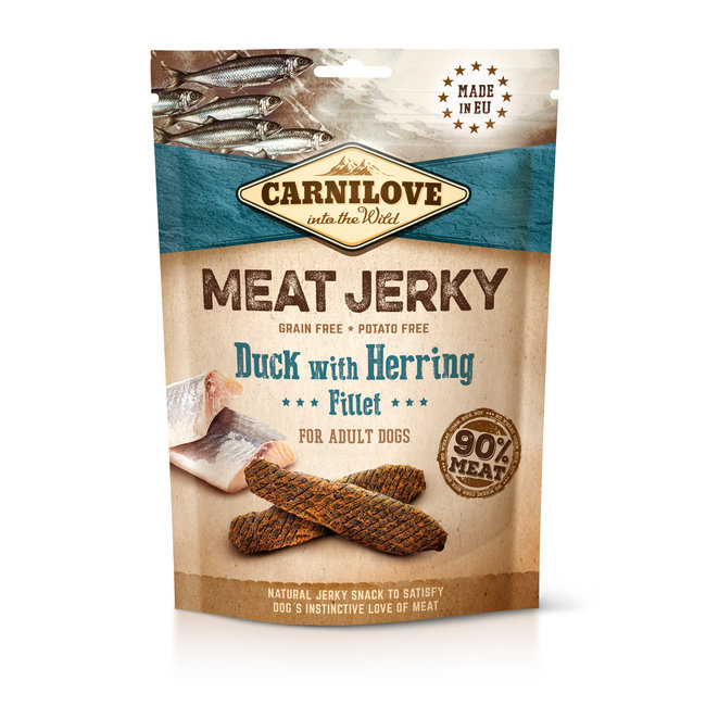 Carnilove Meat Jerky Duck with Herring