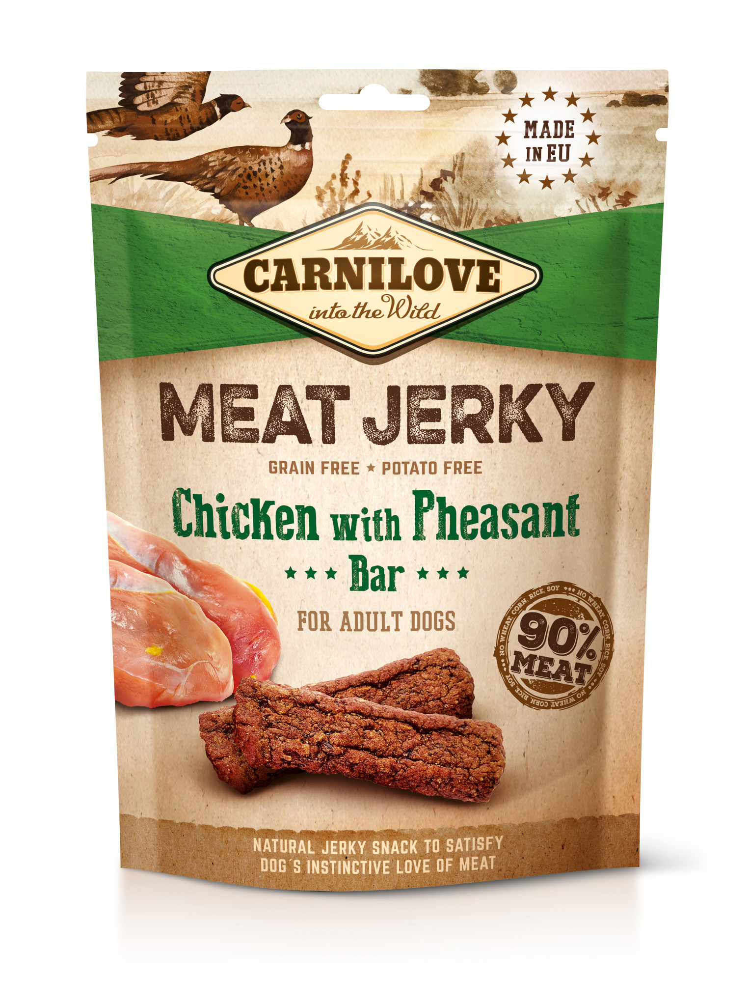 Carnilove Meat Jerky Chicken with Pheasant Bar