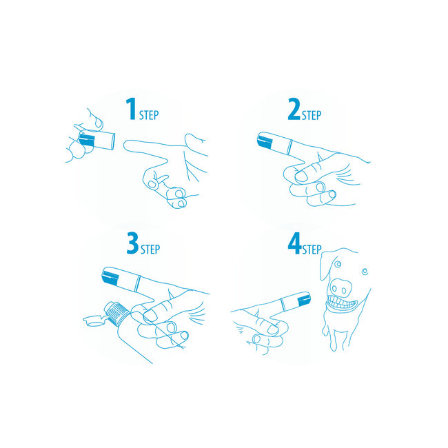 AFP Sparkle Finger Brush (6 pack)