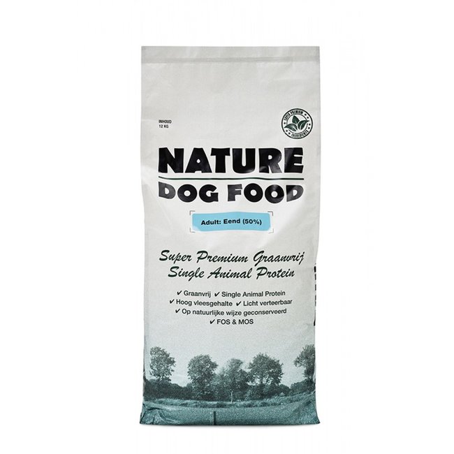 Nature Dog Food Eend  12 kg