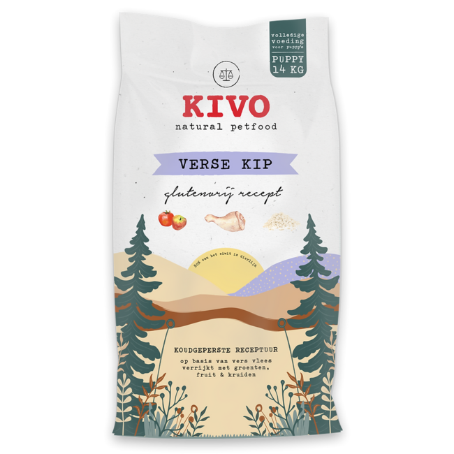 Kivo Verse Kip  Puppy - Glutenvrij