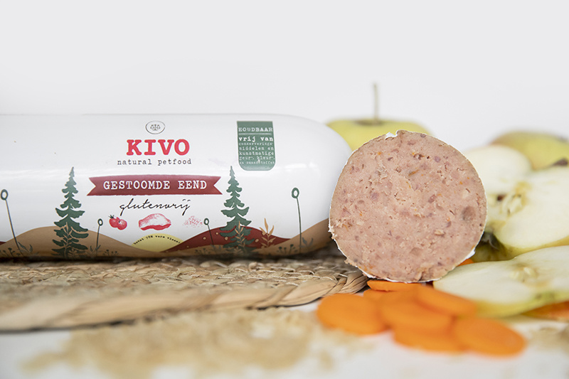Kivo Gestoomde Eend 600gr
