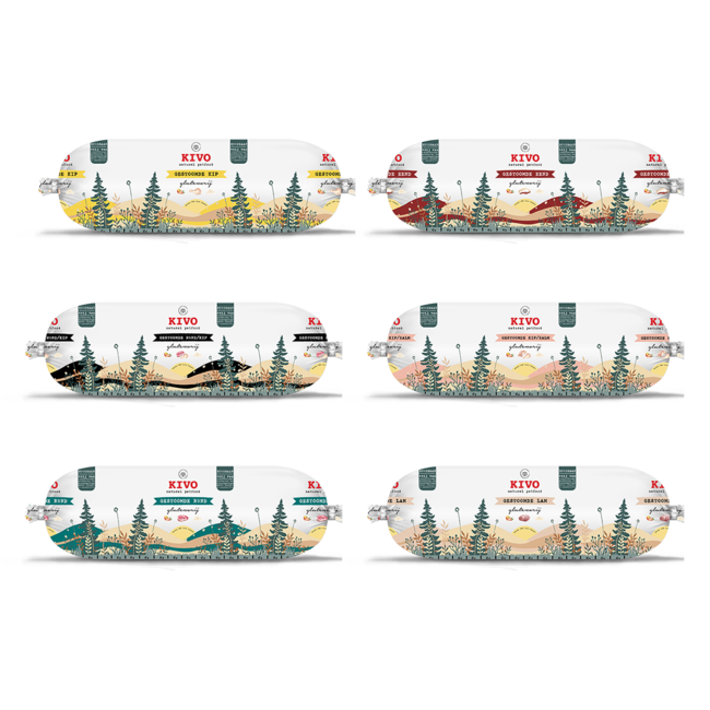 Kivo Gestoomde Eend 600gr