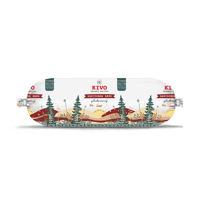 Kivo Gestoomde Eend 600gr