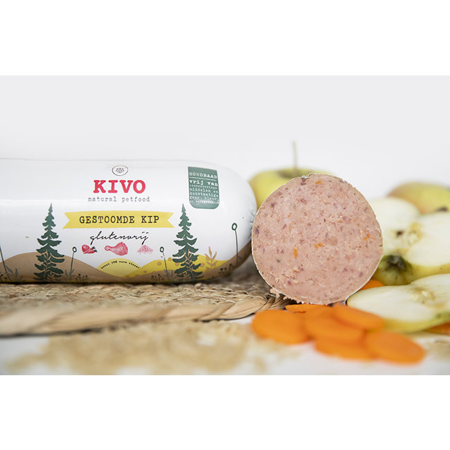 Kivo Gestoomde Kip 600gr