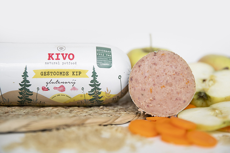 Kivo Gestoomde Kip 600gr