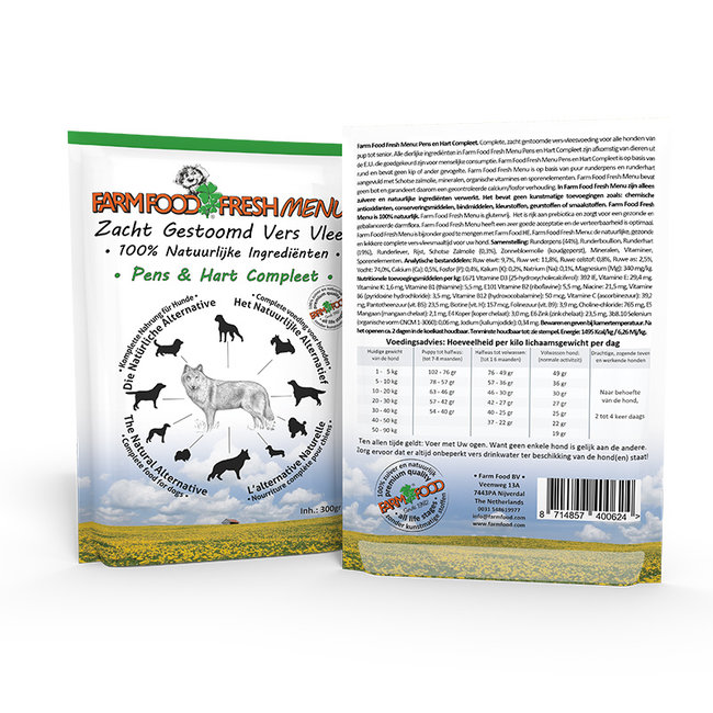 Farm Food Fresh Menu - Pens & Hart Compleet