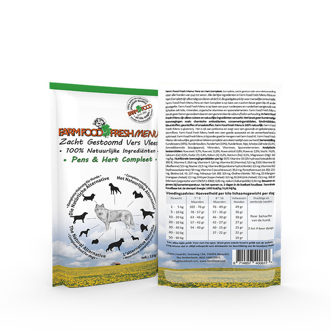 Farm Food Fresh Menu - Pens & Hart Compleet