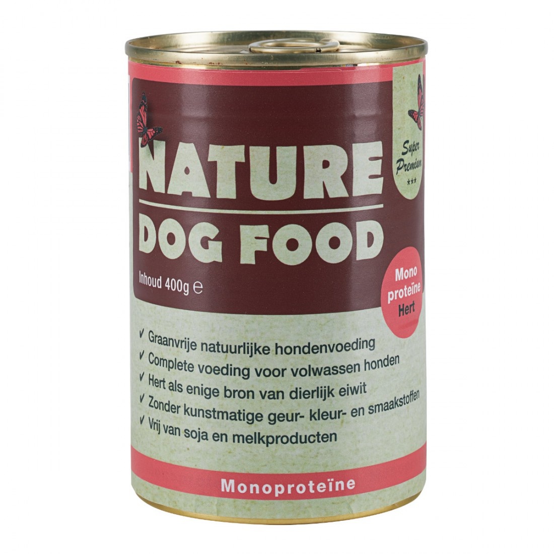Nature Dog Food Natvoer - Monoproteïne - Hert 6 x 400 g thumbnail 2