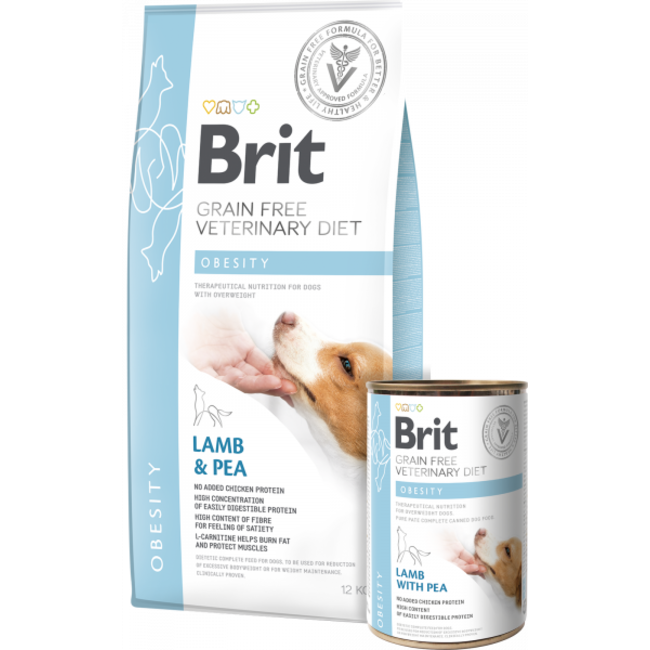 Brit Veterinary Diet Obesity Lamb & Pea