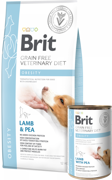Brit Veterinary Diet Obesity Lamb & Pea