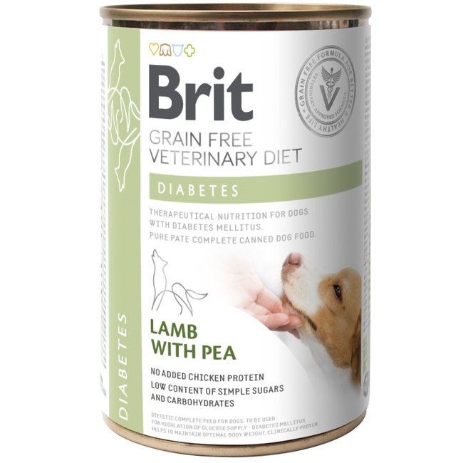 Brit Veterinary Diet Diabetes Turkey & Pea